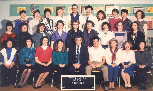 FORT LANGLEY SCHOOL 1986-87